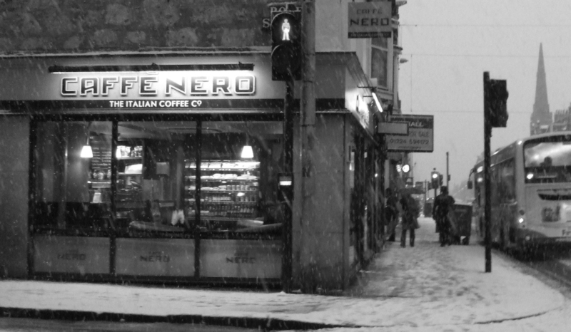 Caf on Aberdeen's main street. High res available.