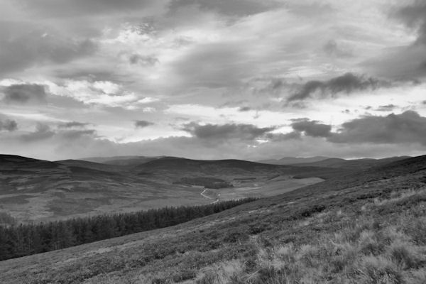 The Cairngorm National Park, Scotland. <i>An experiment at monochrome HDR.</i>