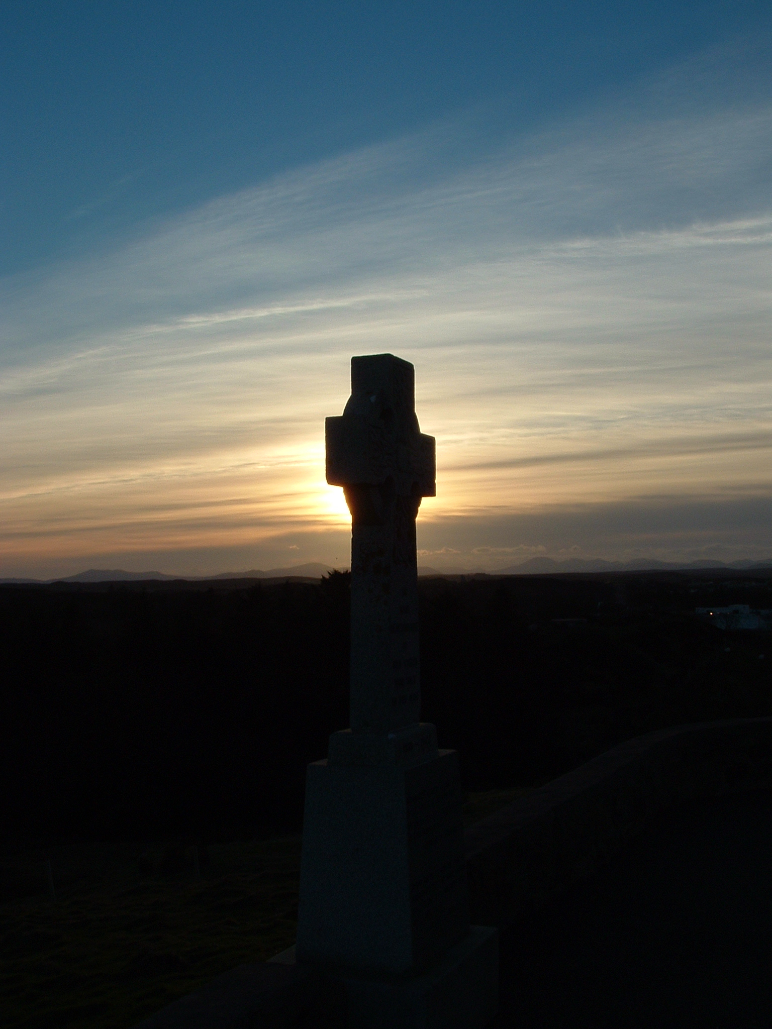 Photograph: Celtic Cross Sunset