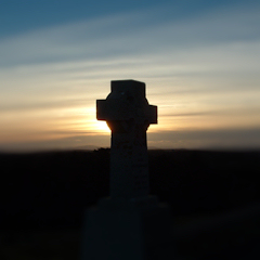 Photograph ofCeltic_Cross_Sunset